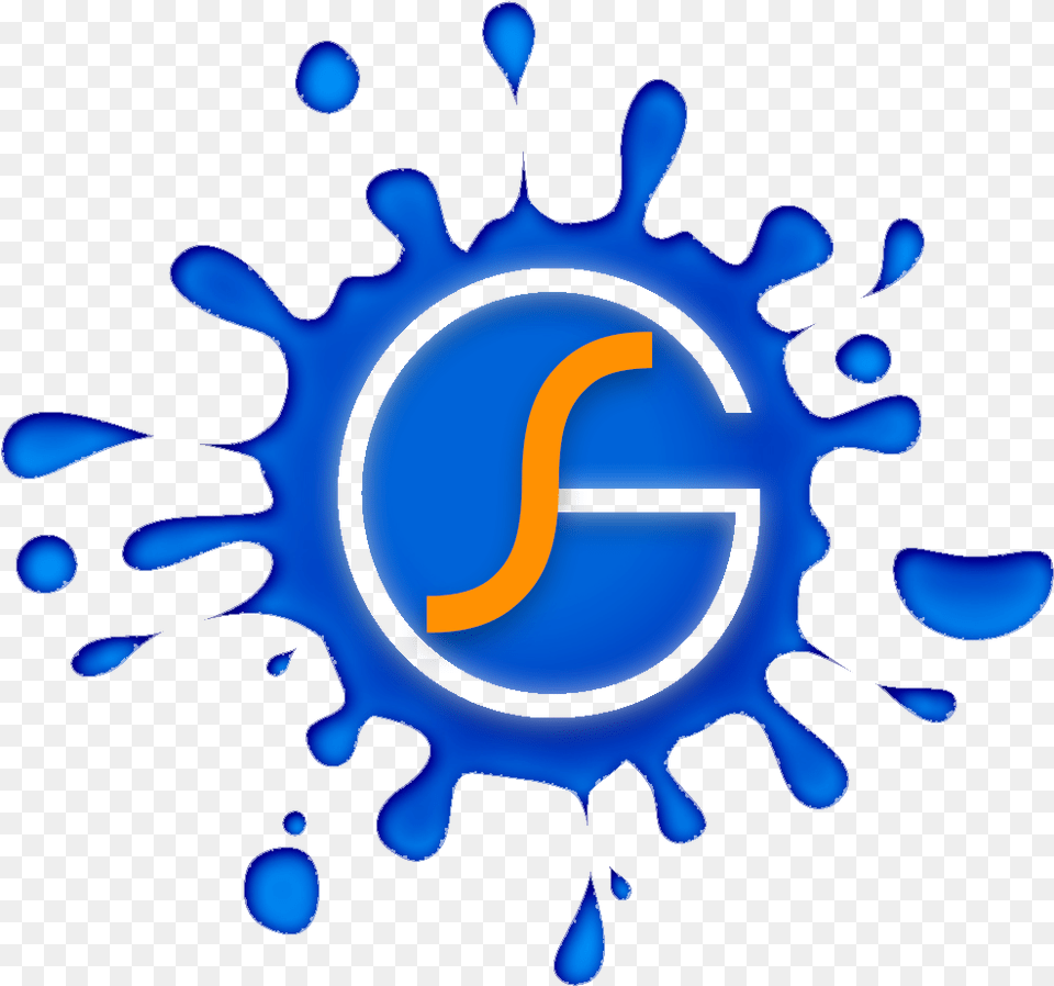 Blue Colour Splash Blue Paint Splatter Clip Art, Logo, Symbol Png