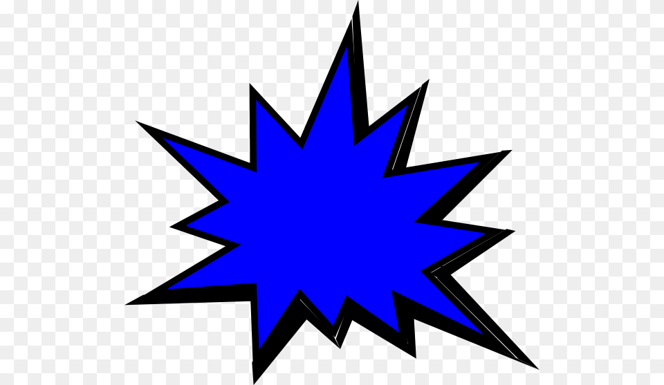 Blue Comic Pow Svg Clip Art For Web Superhero Background, Star Symbol, Symbol, Leaf, Plant Free Transparent Png