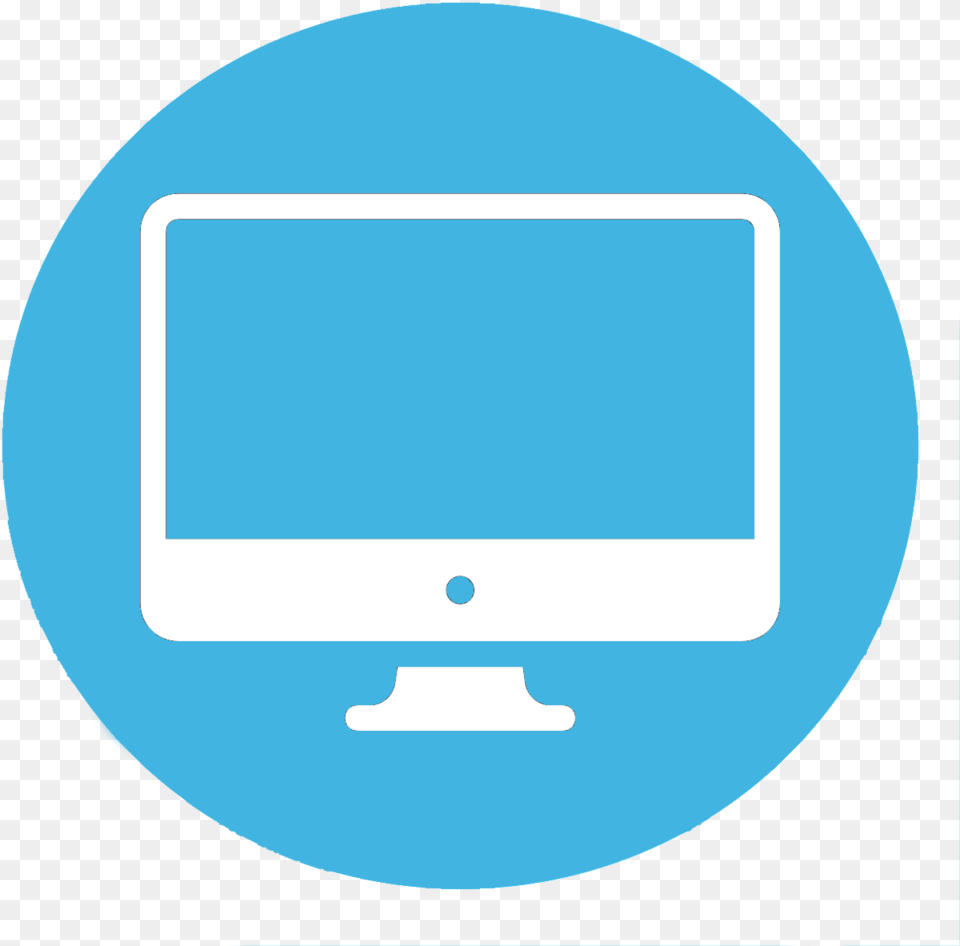 Blue Computer Icon Icon, Electronics, Pc, Computer Hardware, Hardware Free Png