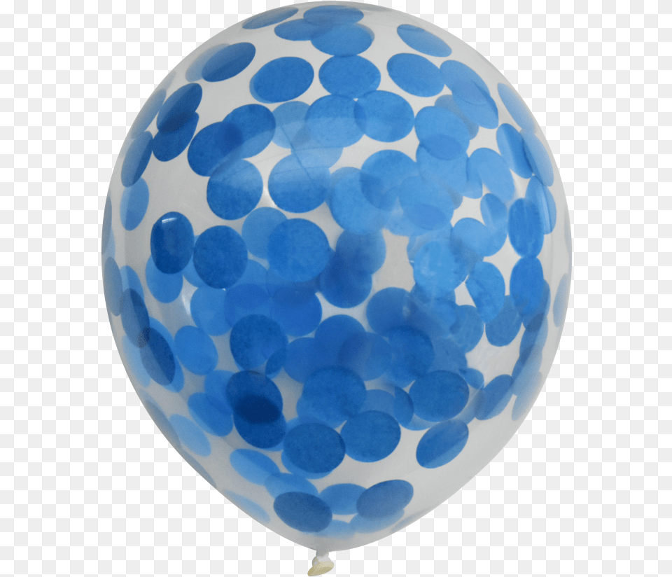 Blue Confetti Blue Confetti Balloon, Sphere Free Png