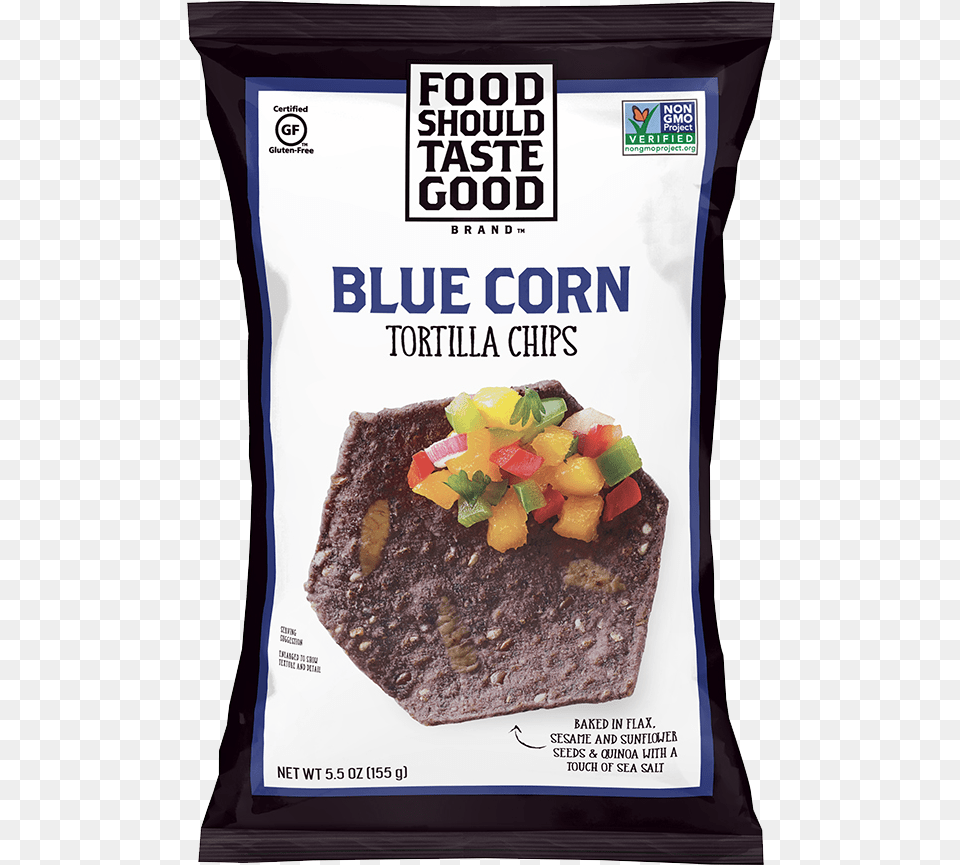 Blue Corn Food Should Taste Good, Bread, Sweets, Brownie, Chocolate Free Transparent Png