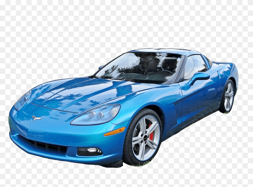 Blue Corvette, Alloy Wheel, Vehicle, Transportation, Tire Free Png Download
