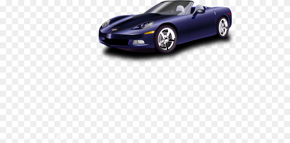 Blue Corvette Clip Art Vector Clip Art Online Royalty Car, Alloy Wheel, Vehicle, Transportation, Tire Png Image