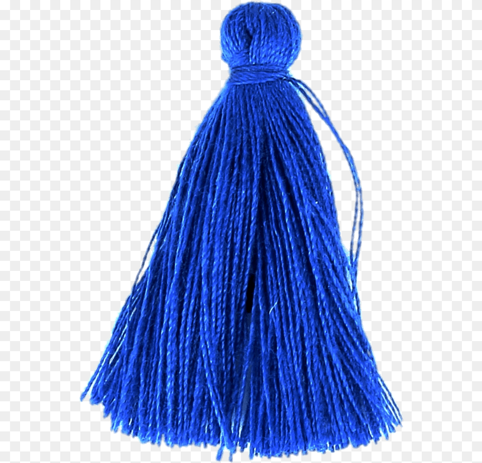 Blue Cotton Tassel For Cheerleading, Fashion, Adult, Female, Person Png Image