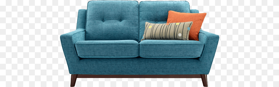 Blue Couch Transparent Clipart Transparent Couch, Cushion, Furniture, Home Decor, Pillow Png Image