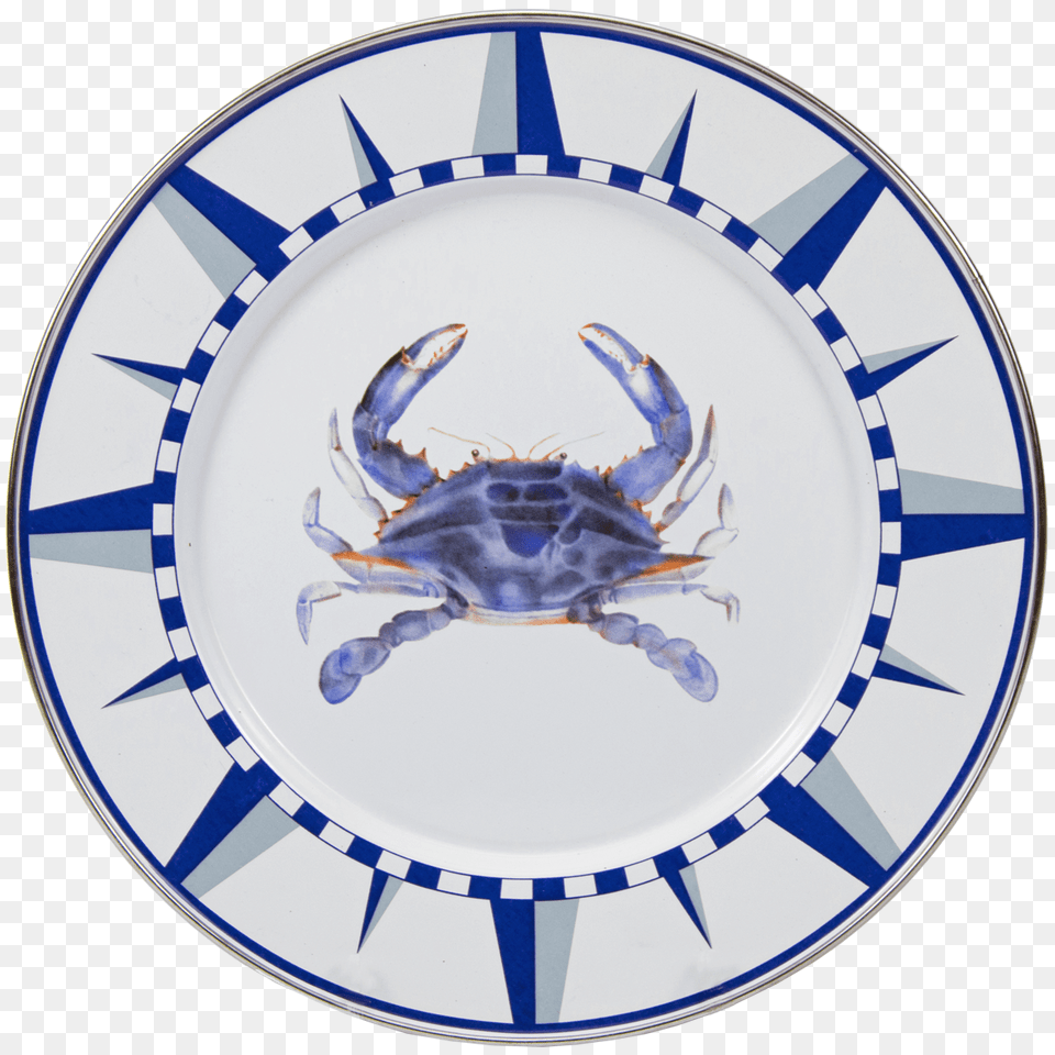 Blue Crab Dinner Plate, Art, Pottery, Porcelain, Food Free Png