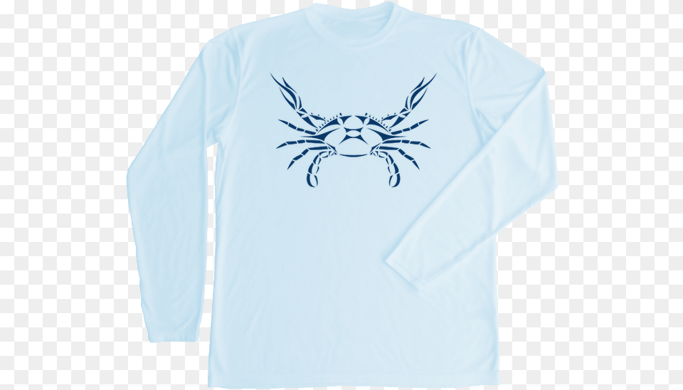 Blue Crab Performance Build A Shirt Art, T-shirt, Sleeve, Clothing, Long Sleeve Free Png Download
