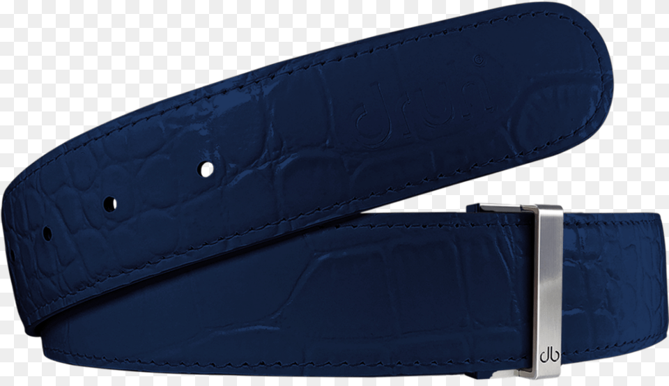 Blue Crocodile Textured Leather Belt Belt, Accessories, Strap Png