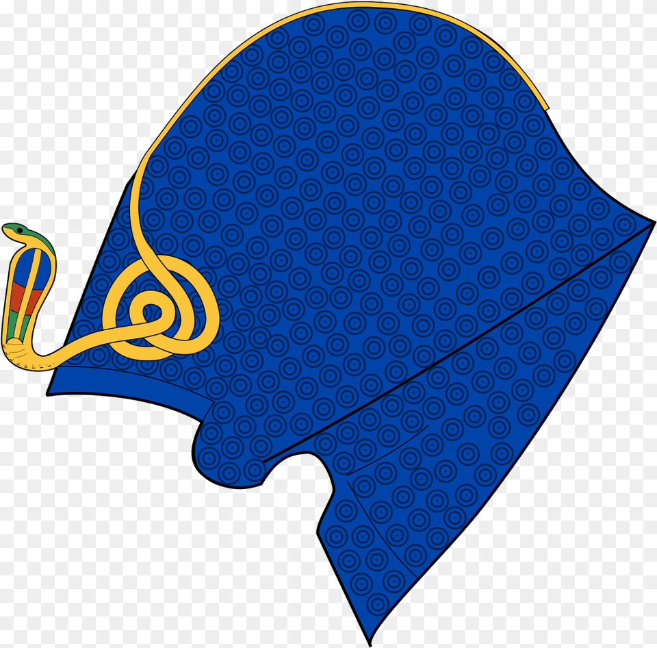 Blue Crown Of Egypt, Cap, Clothing, Hat, Swimwear Png