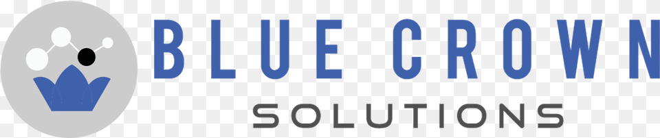 Blue Crown Solutions Electric Blue, Logo, Text Free Png