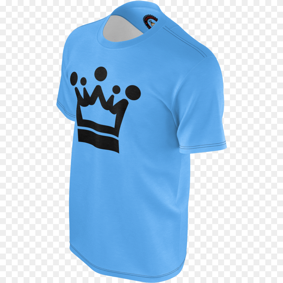 Blue Crown T Shirt Active Shirt, Clothing, T-shirt, Adult, Male Free Png Download
