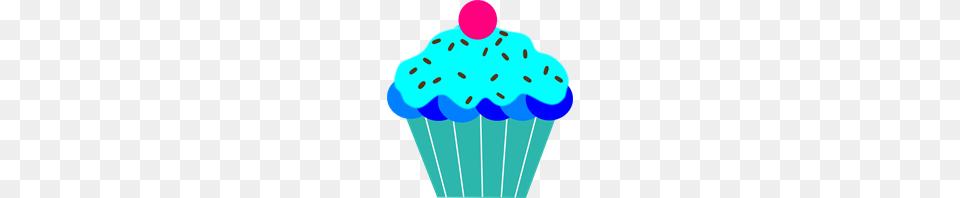 Blue Cupcake Clip Art For Web, Cake, Cream, Dessert, Food Free Png Download