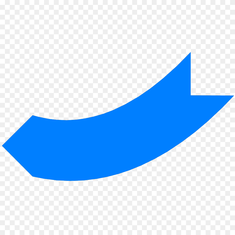 Blue Curved Arrow Clip Art Curve Arrow Blue, Sword, Weapon, Outdoors, Nature Free Png