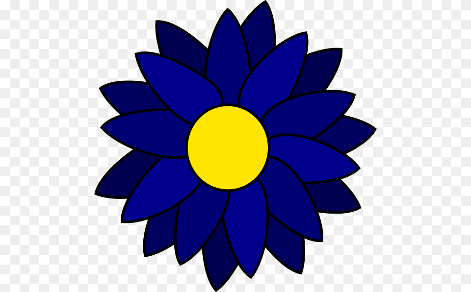 Blue Daisy Clip Art, Flower, Plant, Dahlia, Nature Free Transparent Png