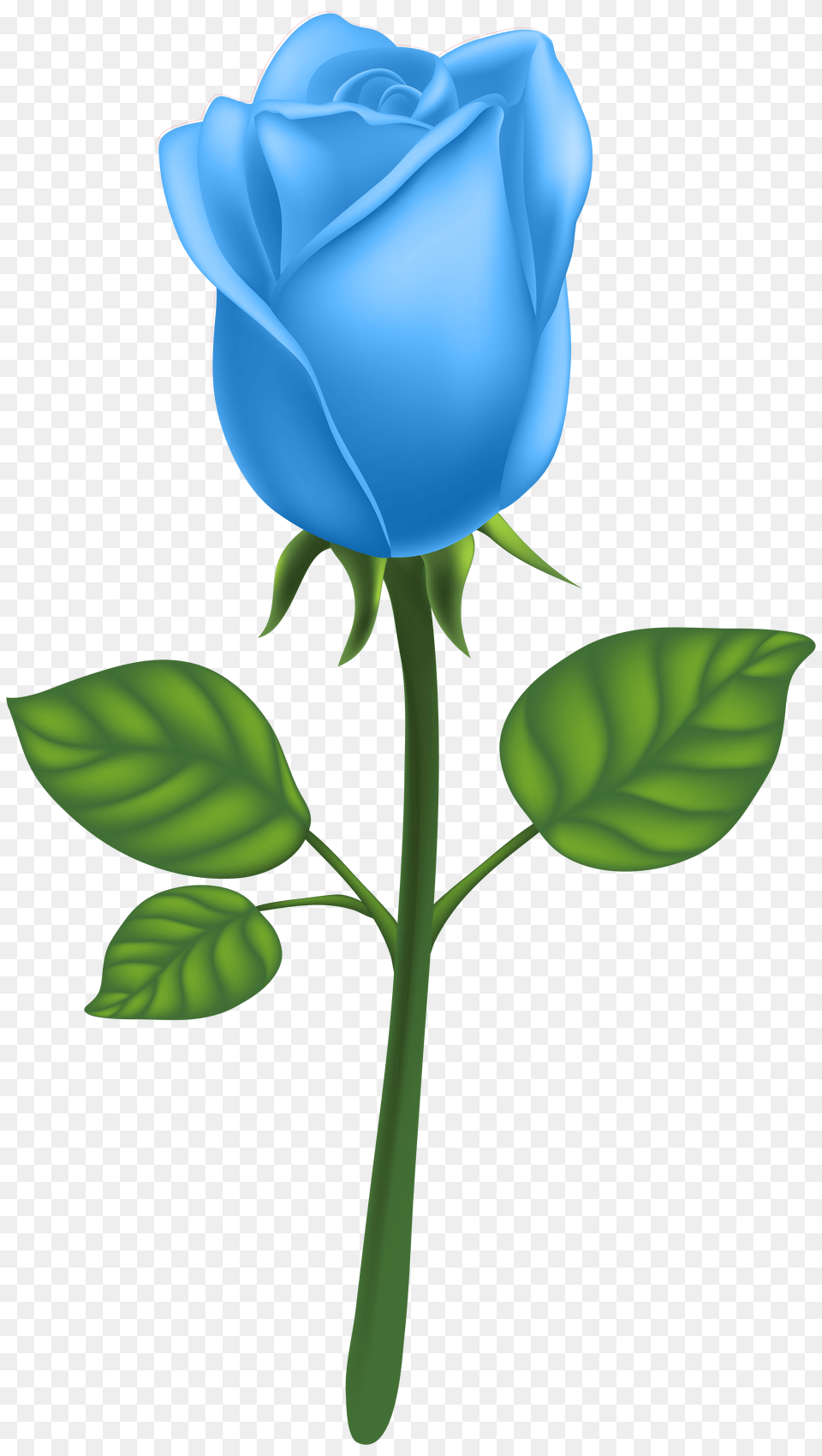 Blue Deco Rose Clip Art, Flower, Plant Free Transparent Png