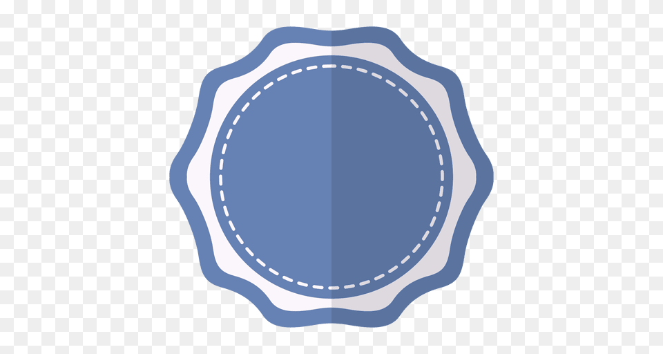 Blue Delicate Badge Label Ribbon, Food, Meal, Oval, Art Free Png Download