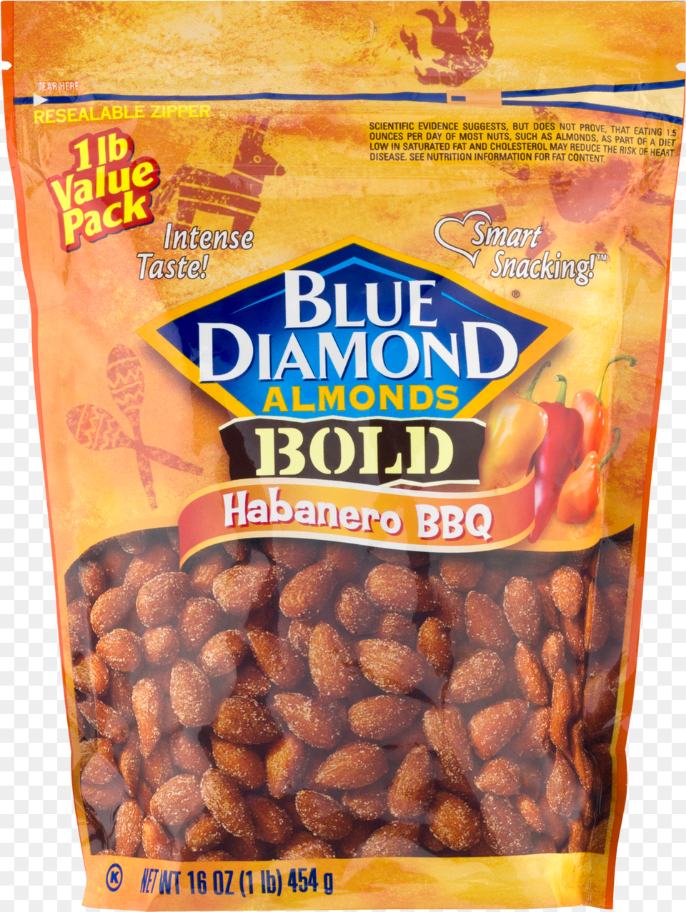 Blue Diamond Bold Habanero Bbq Almonds Free Png Download
