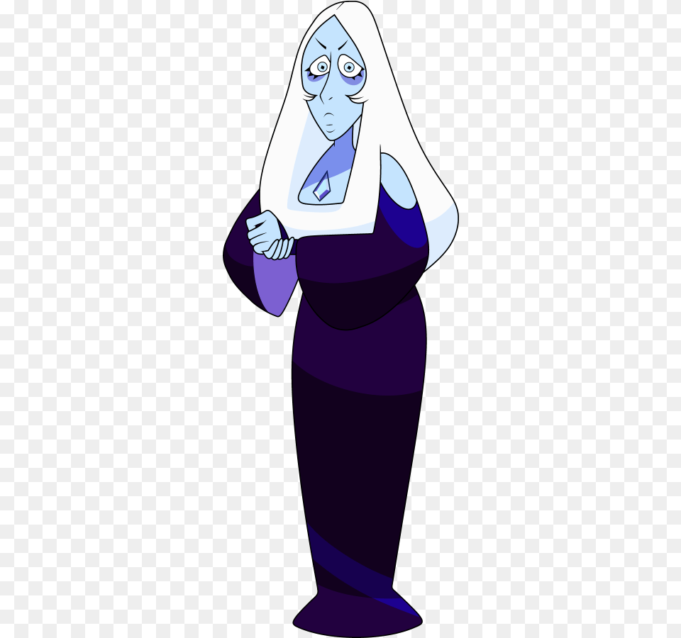 Blue Diamond Cartoon, Adult, Person, Female, Woman Png Image