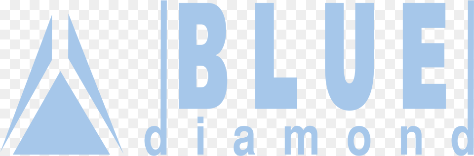 Blue Diamond Logo Transparent Diamond, Triangle, Text Png Image