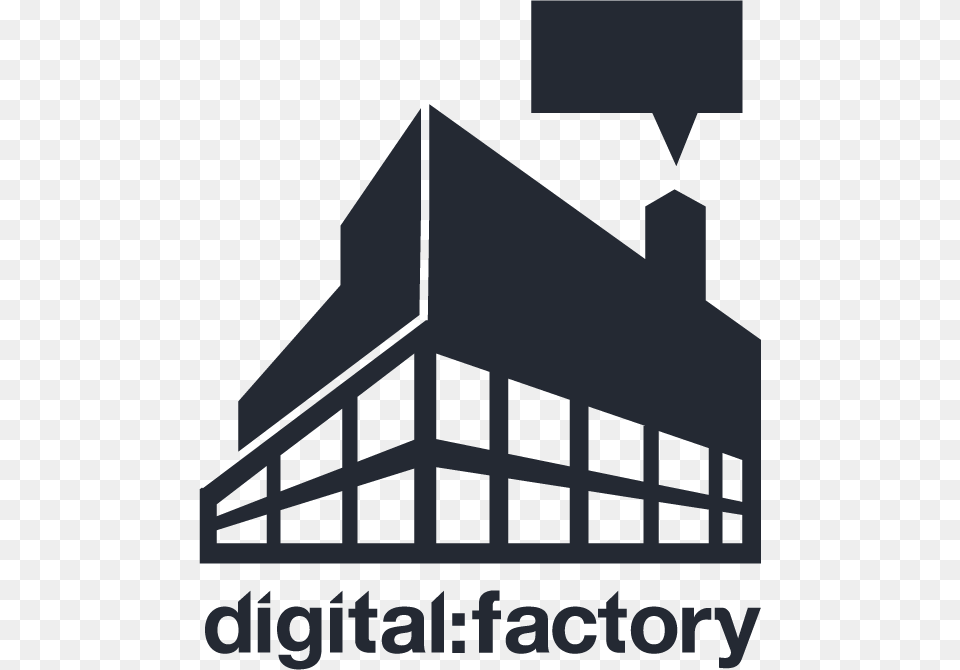 Blue Digital Factory Icon, Architecture, Building, Office Building, Outdoors Free Transparent Png