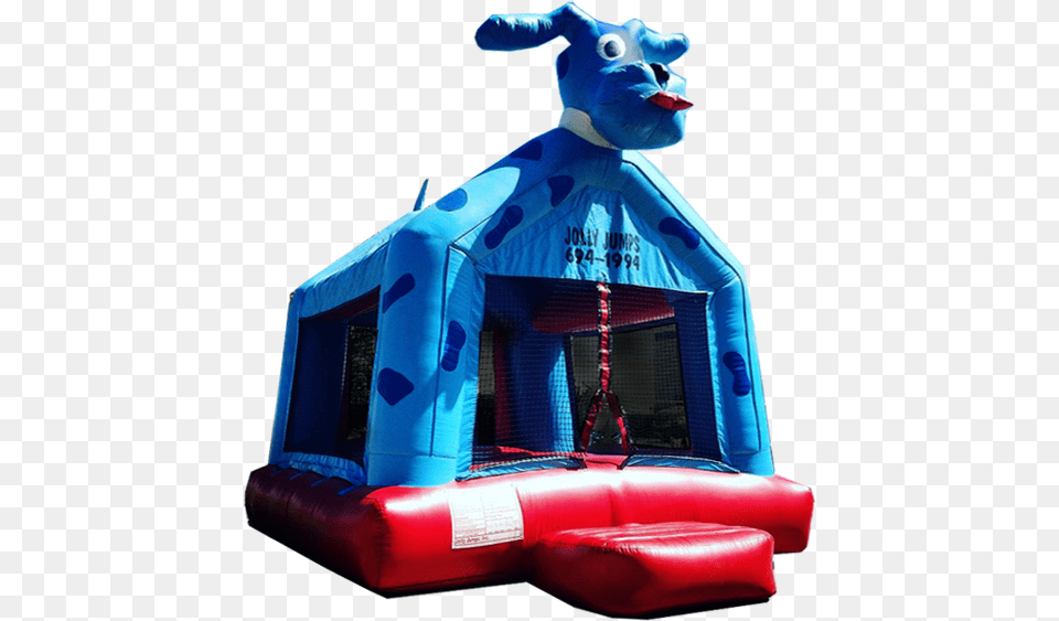 Blue Dog Jolly Jumps, Inflatable, Indoors Free Png Download