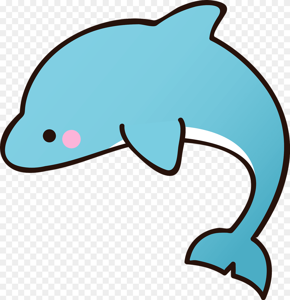Blue Dolphin Clipart, Animal, Mammal, Sea Life, Bow Free Png Download