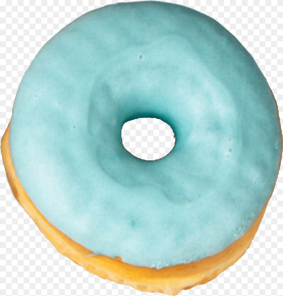 Blue Donut, Food, Sweets, Hockey, Ice Hockey Free Png Download