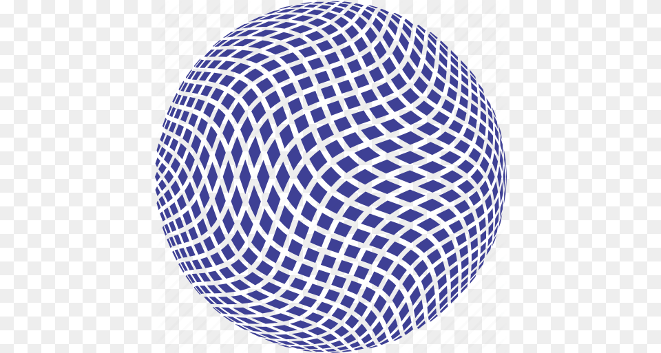 Blue Dotted Earth Globe Halftone World Icon On Iconfinder Microphone, Sphere, Pattern Free Png Download