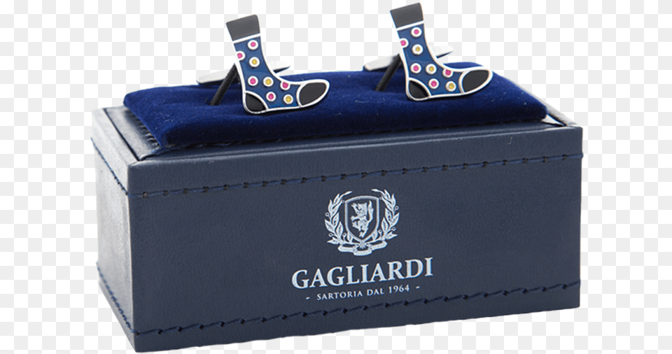 Blue Dotted Socks Cufflinksclass Lazyloaddata Gagliardi, Box, Clothing, Footwear, High Heel Free Png