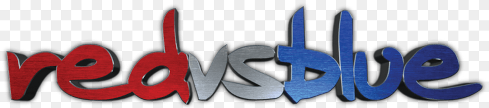 Blue Download Red Vs Blue Title Transparent, Logo, Text, Art Png