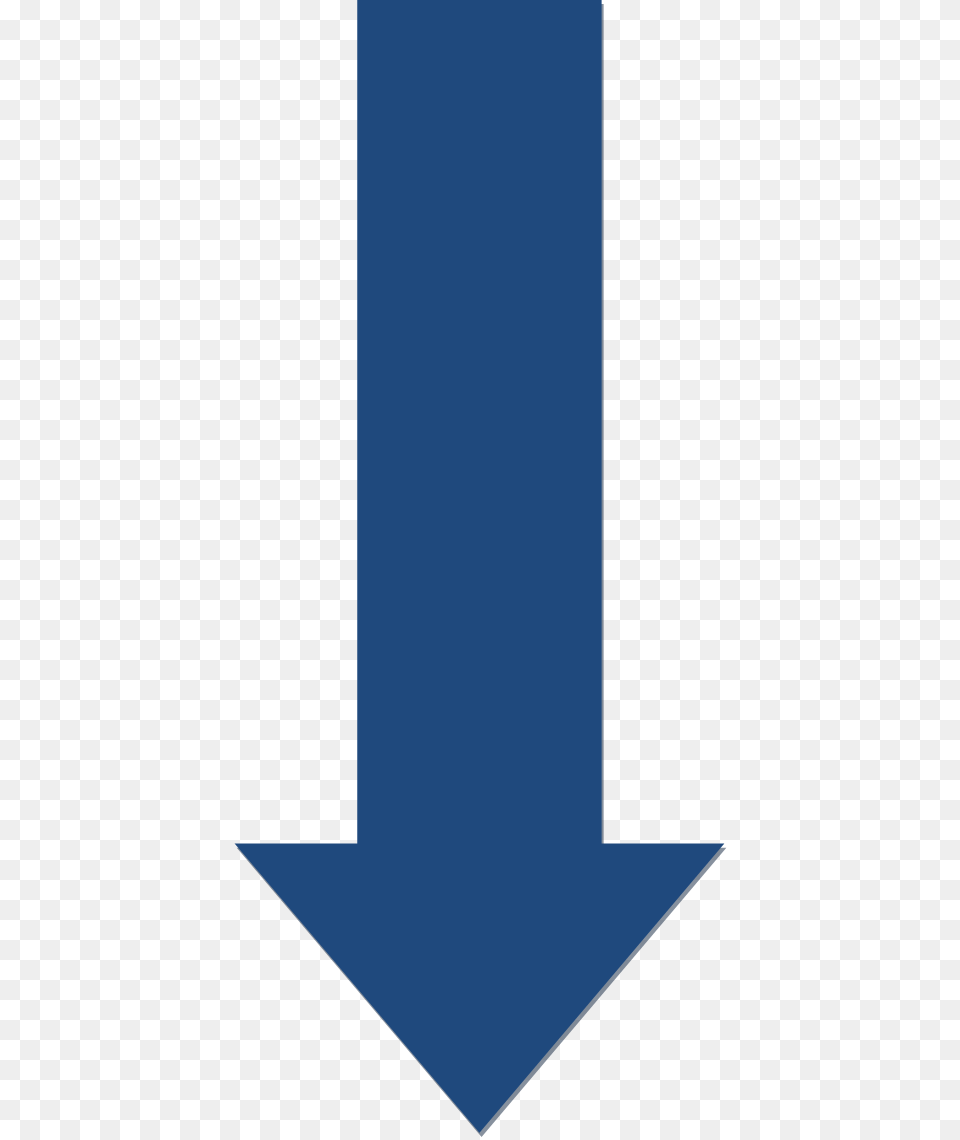 Blue Downwards Arrow, Triangle Free Transparent Png