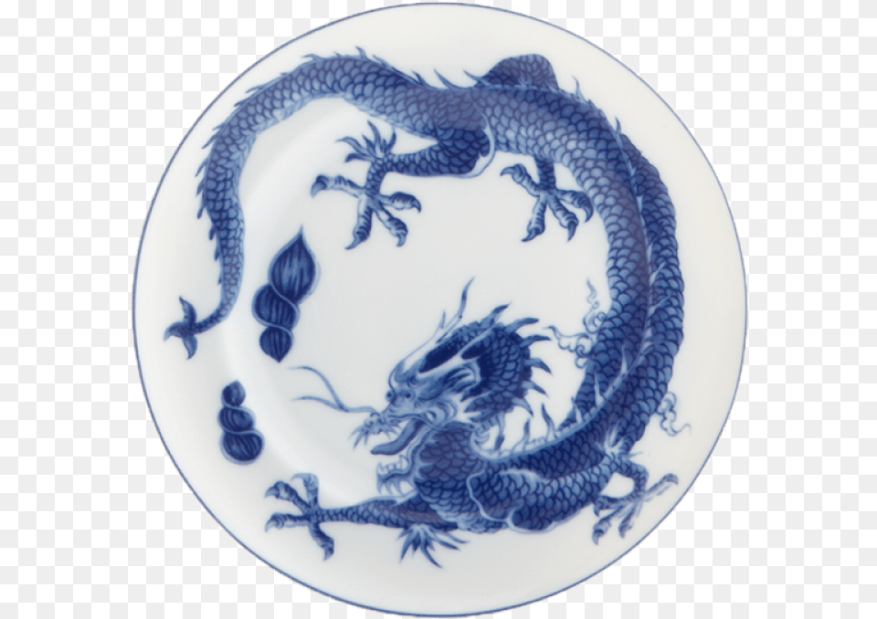 Blue Dragon Bread Amp Butter Plate Chinese Dragon Blue And White, Art, Porcelain, Pottery, Food Png Image