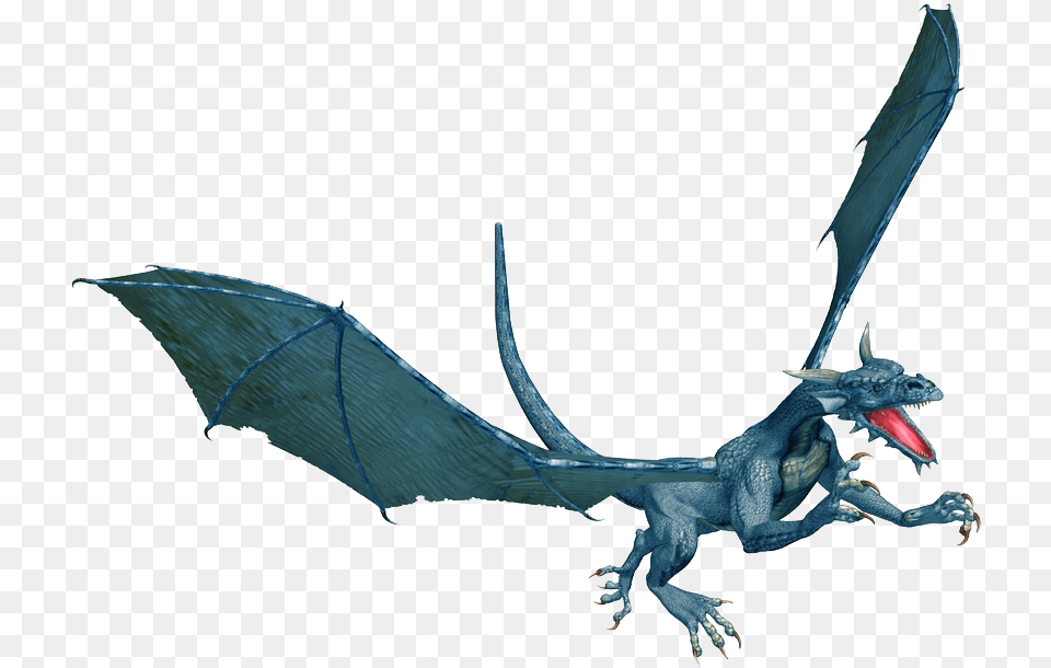 Blue Dragon Cartoon Dragon No Background, Accessories, Animal, Dinosaur, Reptile Png