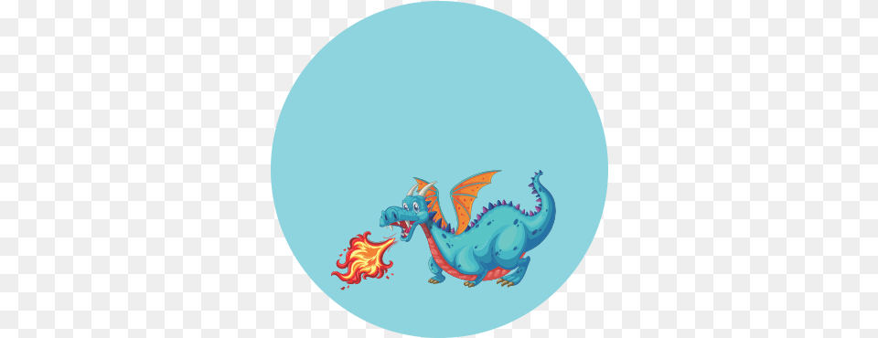 Blue Dragon Cartoon Dragons Png Image