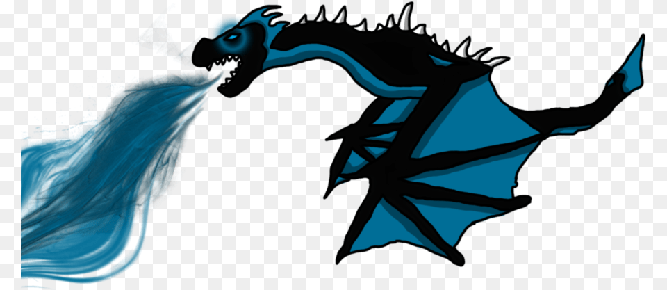 Blue Dragon Clipart Scary Dragon Blue Fire, Person Png