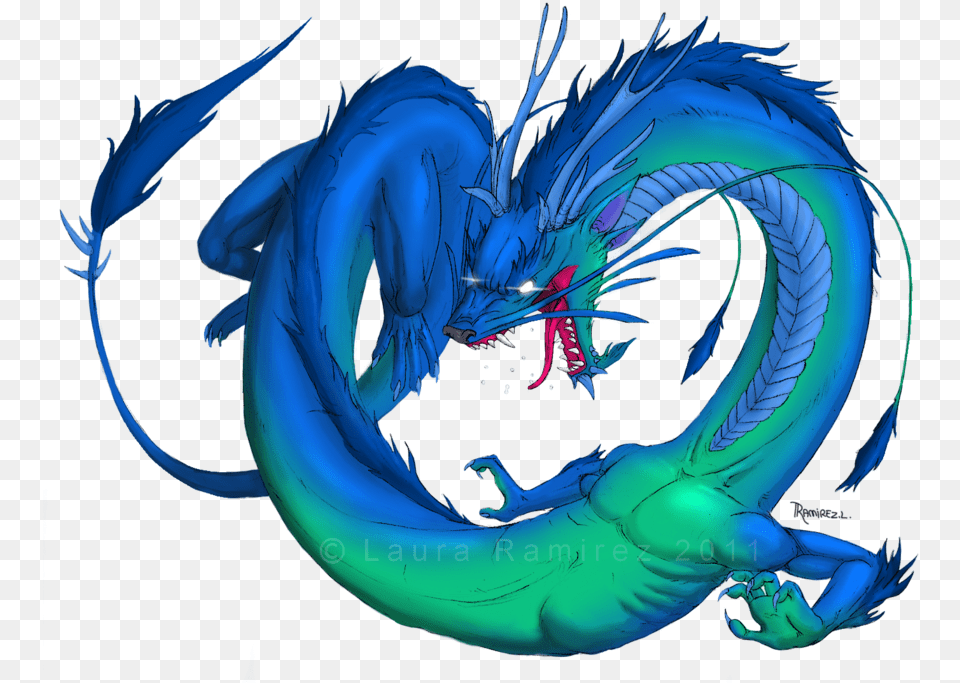 Blue Dragon Clipart Blue Eastern Dragon, Animal, Fish, Sea Life Free Transparent Png