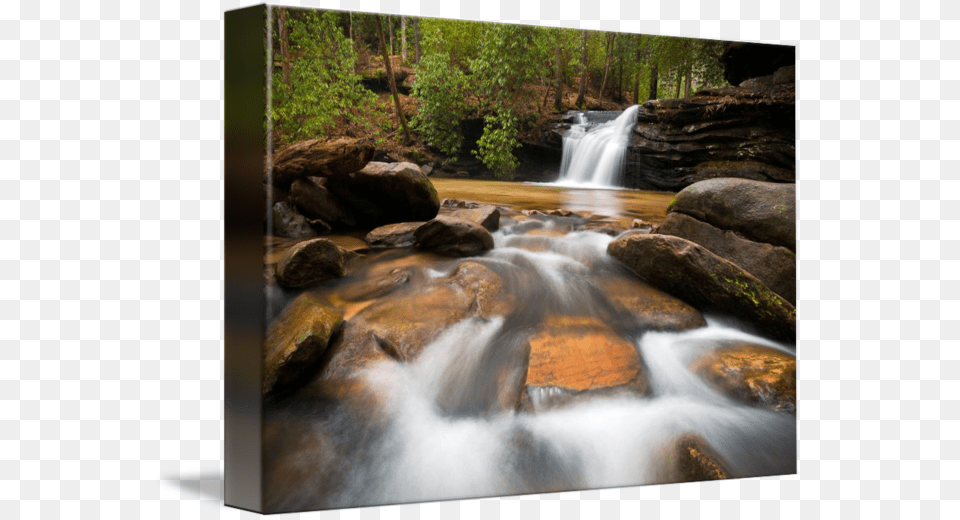 Blue Drawing Waterfall Art Waterfall, Creek, Nature, Outdoors, Stream Free Transparent Png