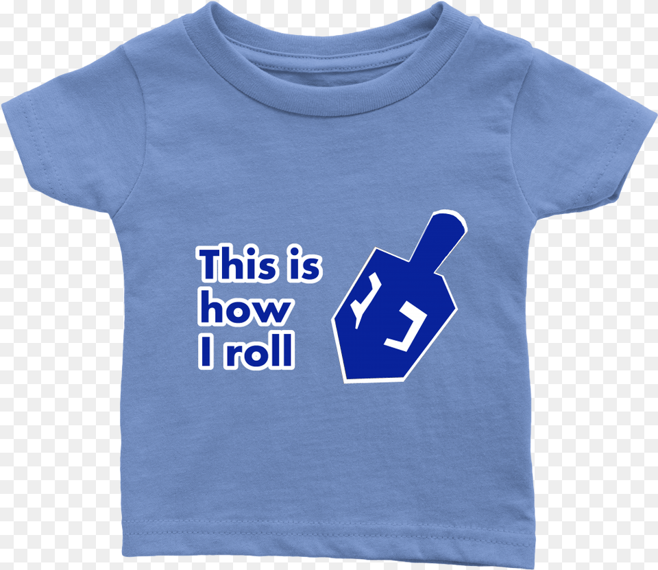 Blue Dreidel Baby T Shirt Shirt, Clothing, T-shirt Free Png
