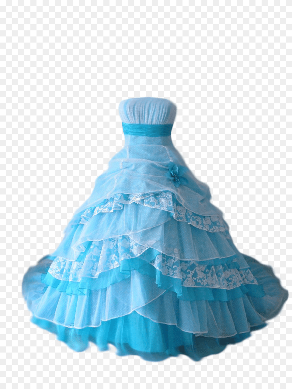 Blue Dress Clipart Prom Princess Dress Background, Formal Wear, Clothing, Fashion, Gown Free Png Download