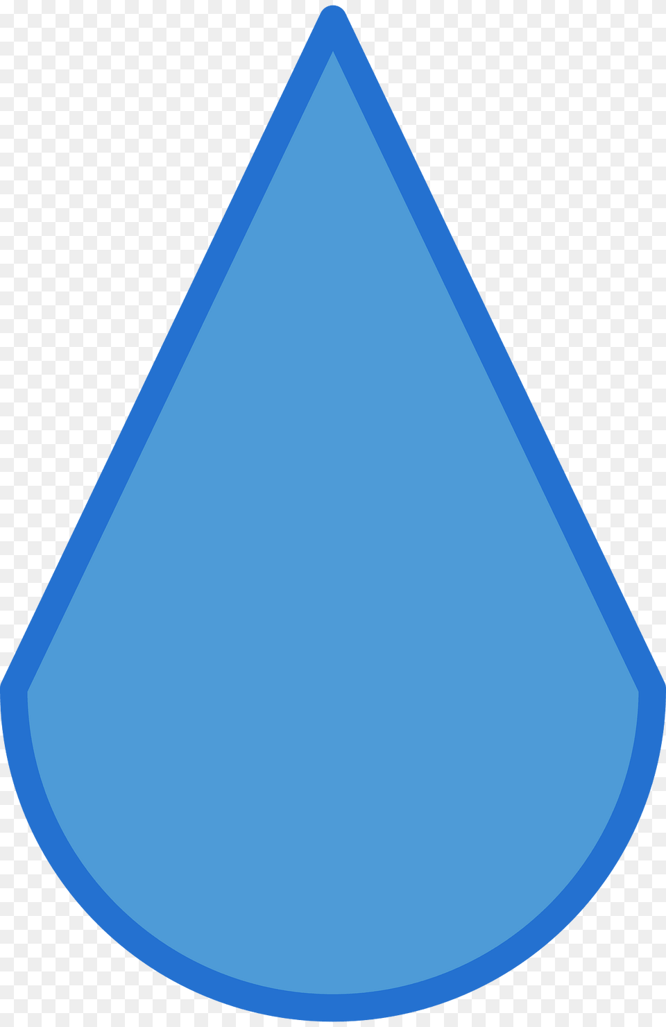 Blue Drop Clipart, Triangle Free Png Download