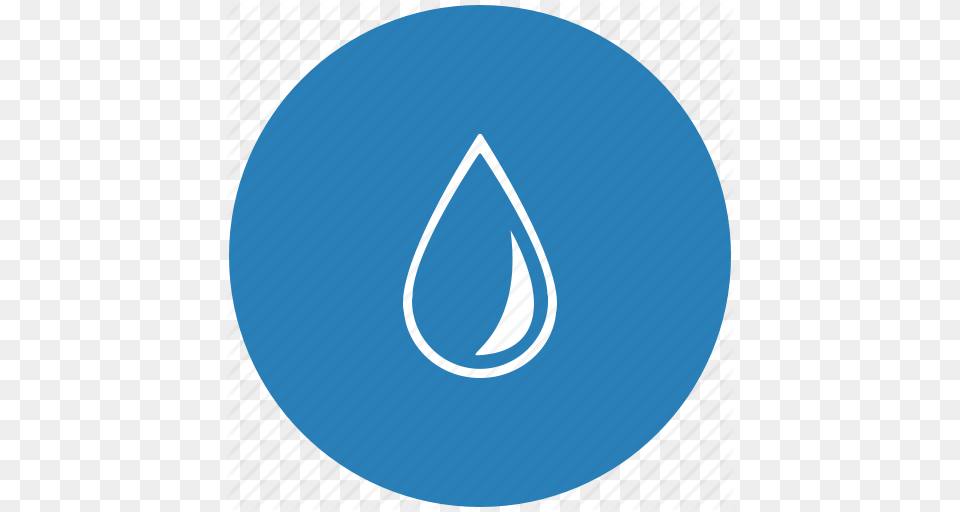 Blue Drop Ink Oil Round Water Icon, Droplet, Logo, Disk Png Image