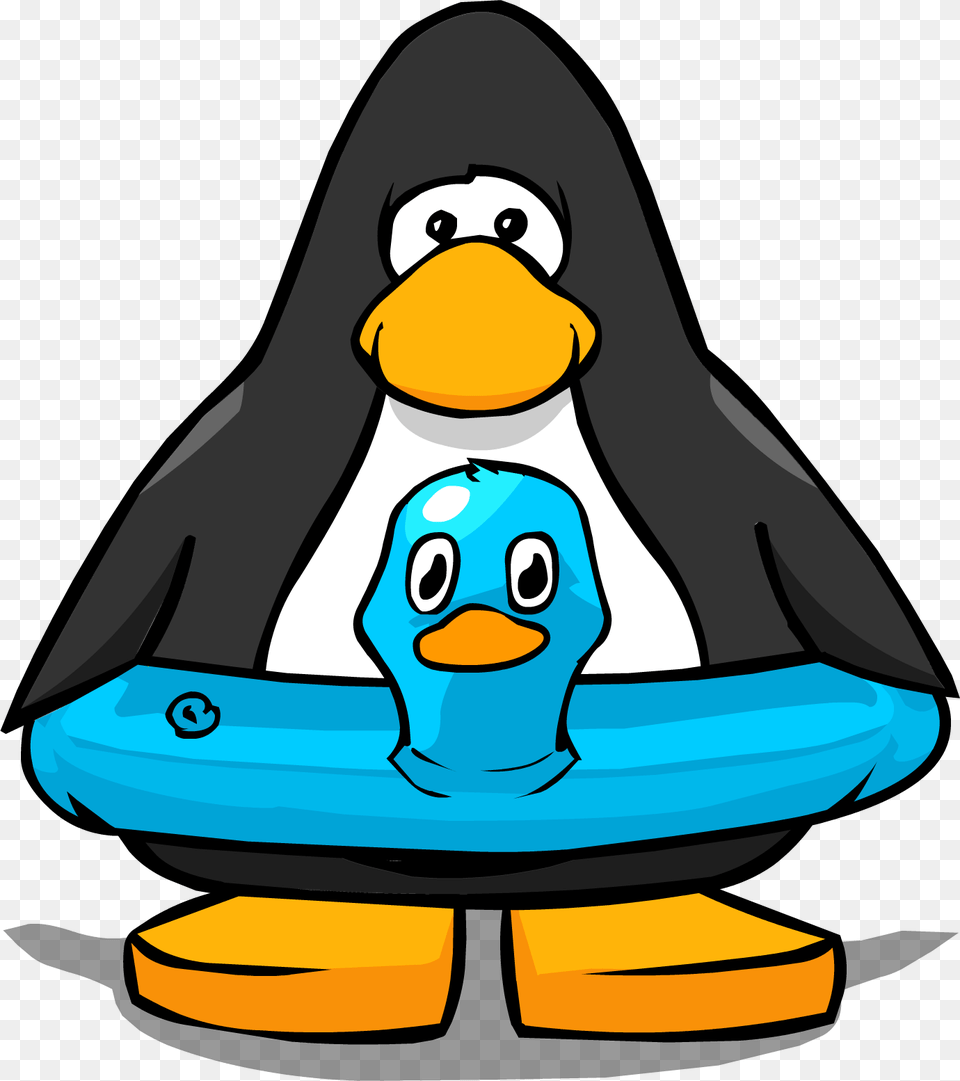 Blue Duck From A Player Card, Animal, Bird, Penguin, Water Free Transparent Png