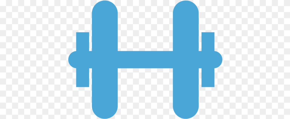 Blue Dumbbell Icon Png