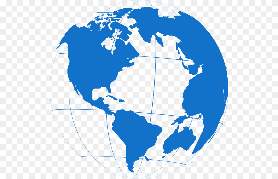 Blue Earth And High Resolution World Map Png Image