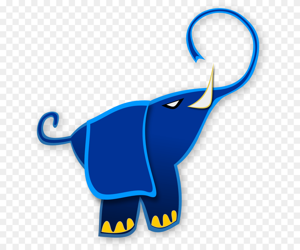 Blue Elephant By, Animal, Mammal, Wildlife, Electronics Free Transparent Png