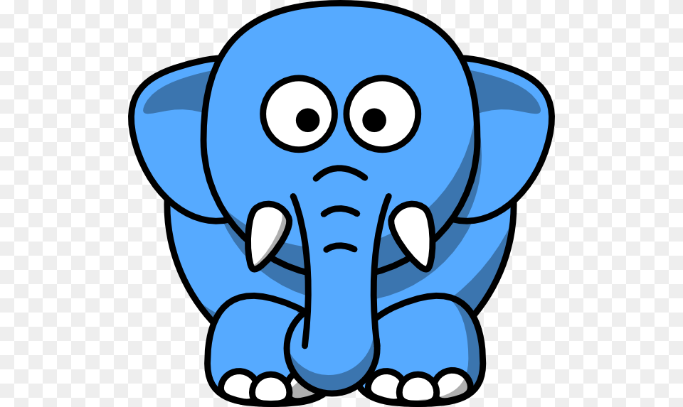 Blue Elephant Clip Art, Animal, Mammal, Wildlife, Bear Png Image