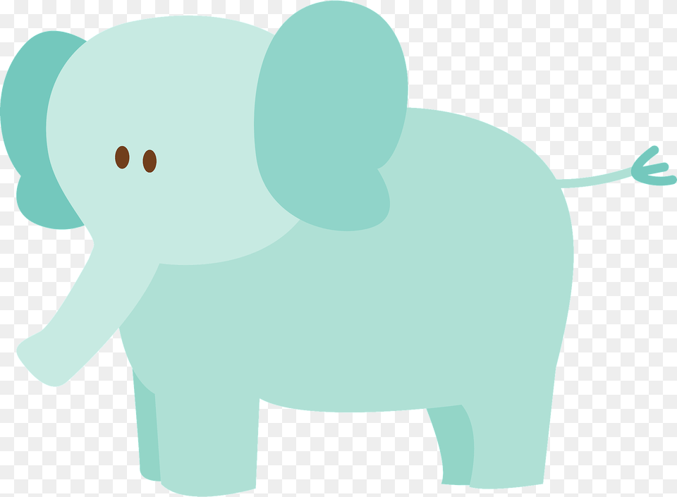 Blue Elephant Clipart, Animal, Mammal, Wildlife Free Png Download
