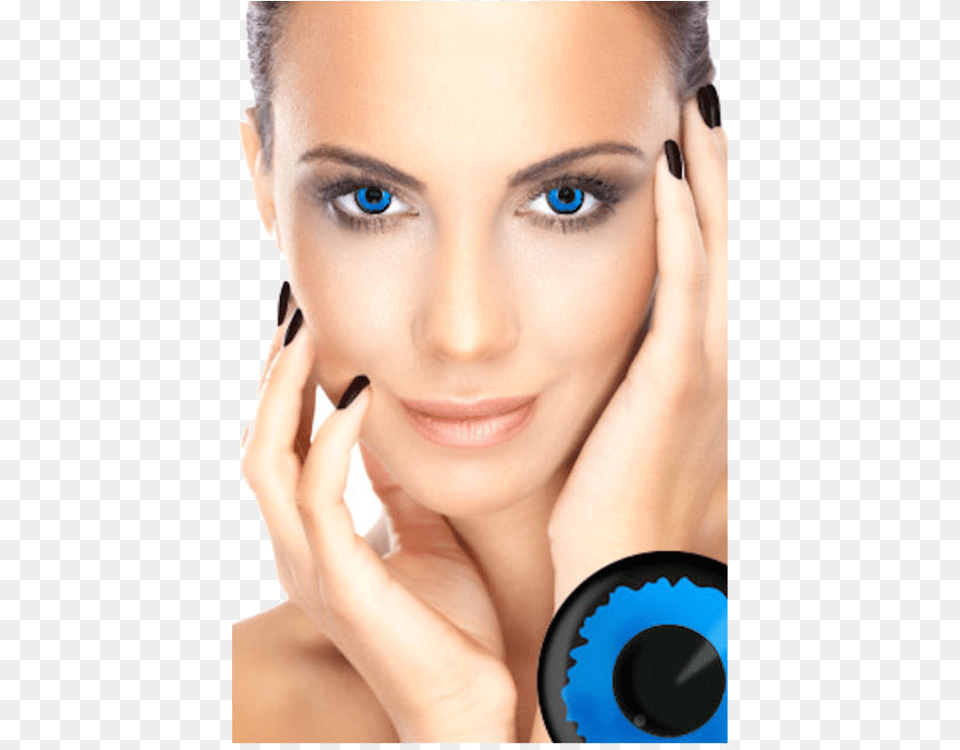 Blue Elf Contact Lenses People With White Contacts, Adult, Person, Woman, Female Free Png Download
