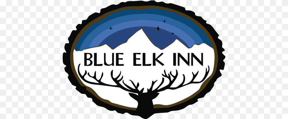 Blue Elk Inn Clip Art, Logo, Antler, Animal, Deer Free Transparent Png
