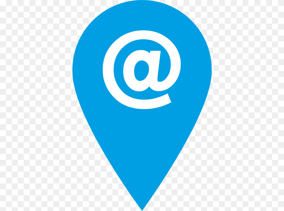 Blue Email Icon Location Email Icon, Guitar, Musical Instrument, Plectrum Free Png Download